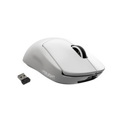 Logitech PRO X SUPERLIGHT Wireless Gaming Mouse - Ultra-Lightweight Optical Wireless Gaming Mouse in White - Unleash Your Gaming